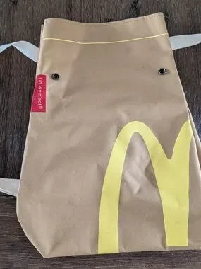 McDonald's | Bags | Mcdonalds Tan Backpack With Large Yellow Arch ...